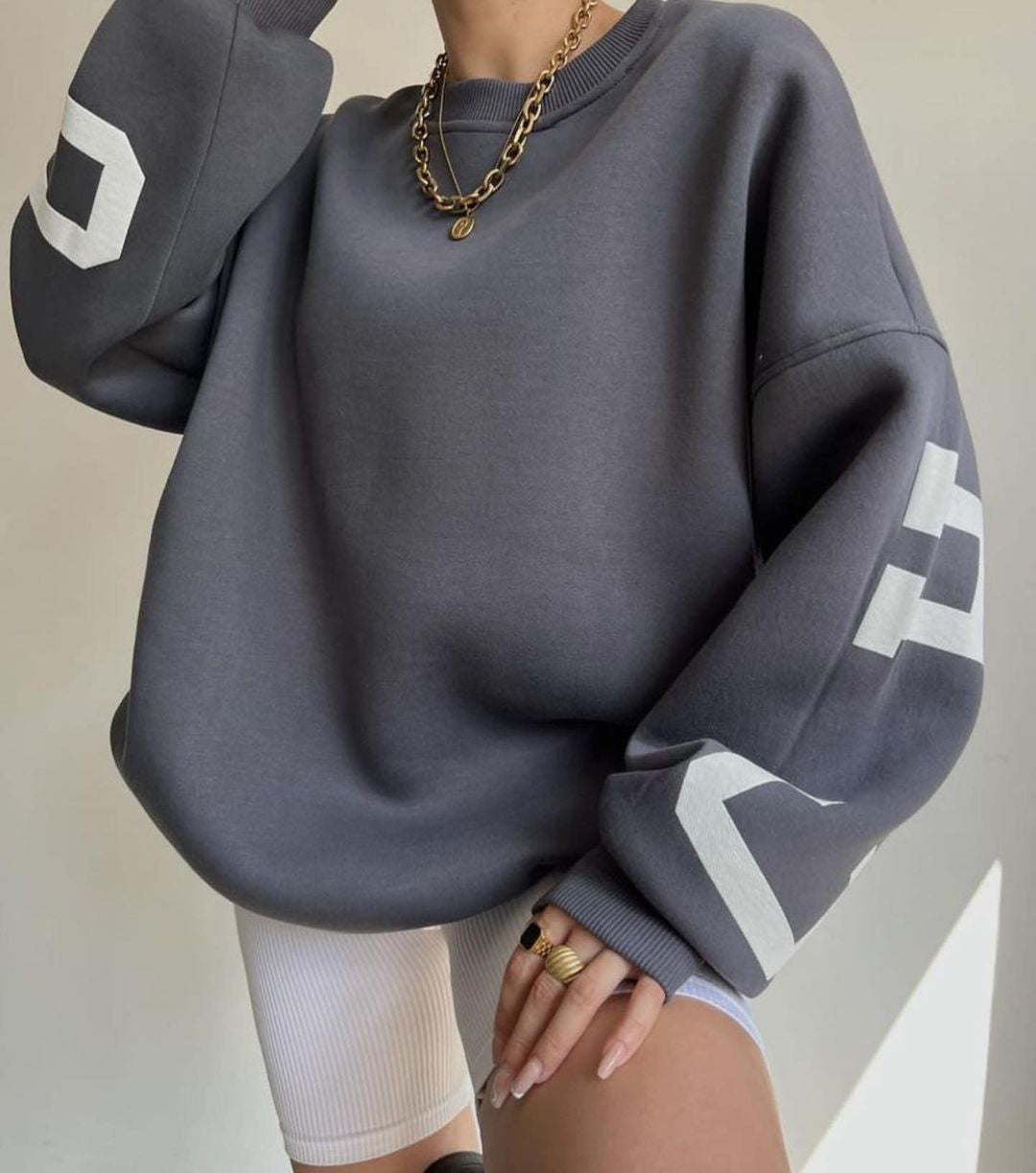 FINA - Oversized Dames Sweater | Comfortabel en Stijlvol - River Mode