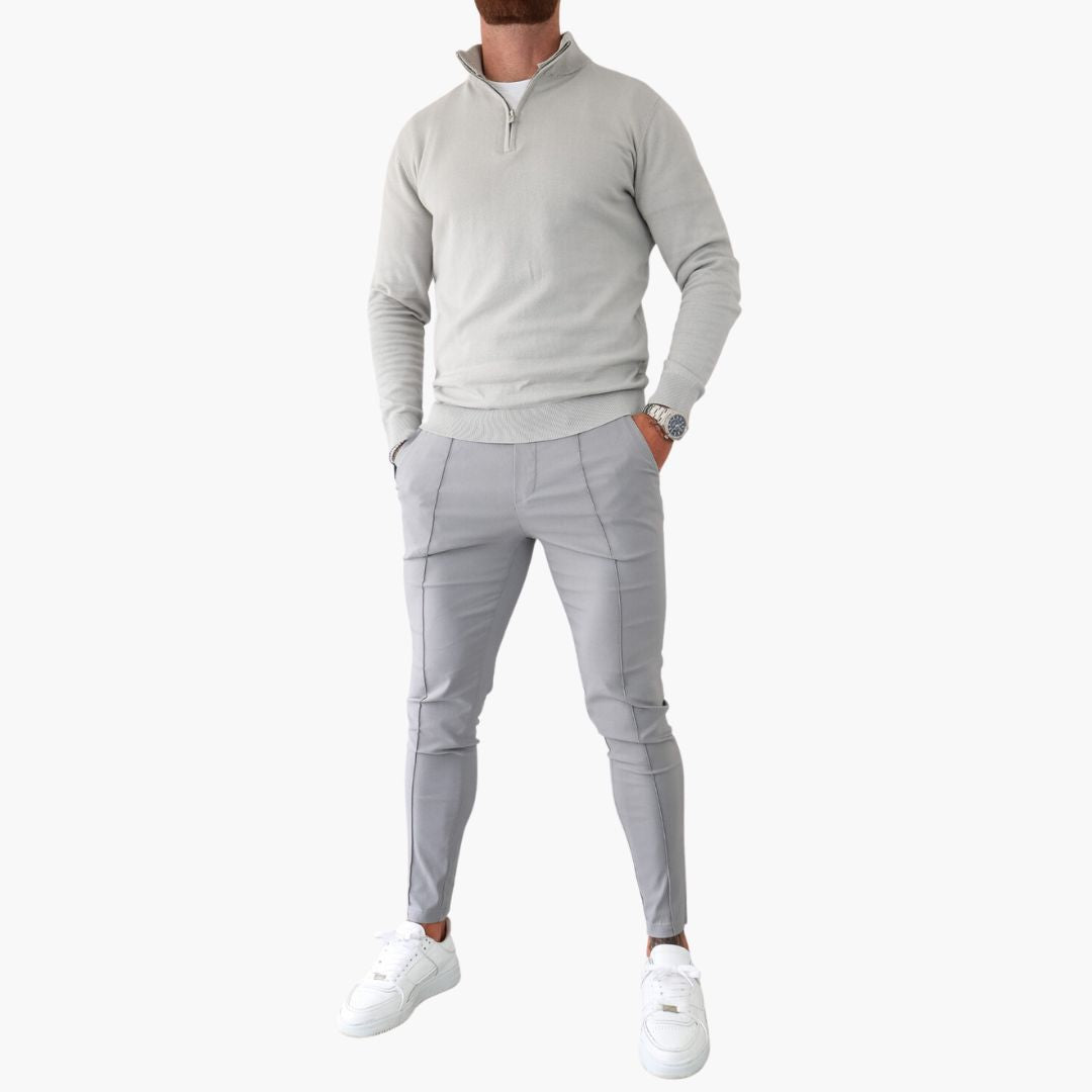 DAAN | Halve rits sweater voor heren, perfect voor de frisse dagen