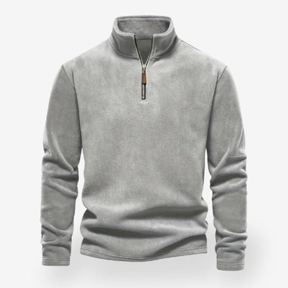 TOMAS | Comfortabele heren half-zip sweater van fleece