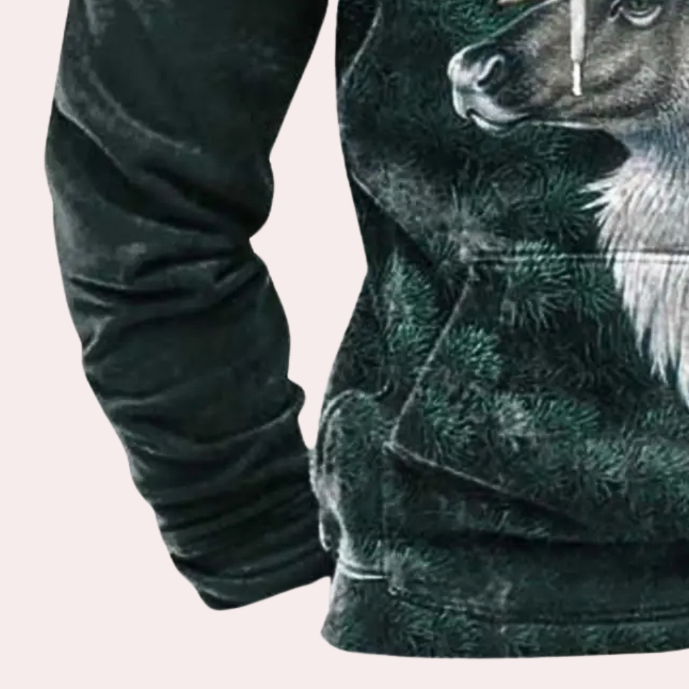 ANDREAS - Elegante kerst hoodie voor mannen