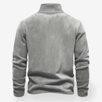 TOMAS | Comfortabele heren half-zip sweater van fleece