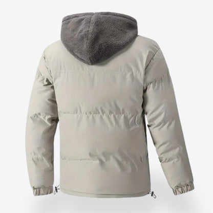 LEON | Dubbel-laags geïsoleerde hooded jacket voor heren voor extra warmte