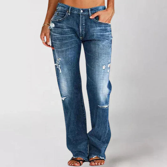 LENA | Tijdloze hoge taille jeans voor dames