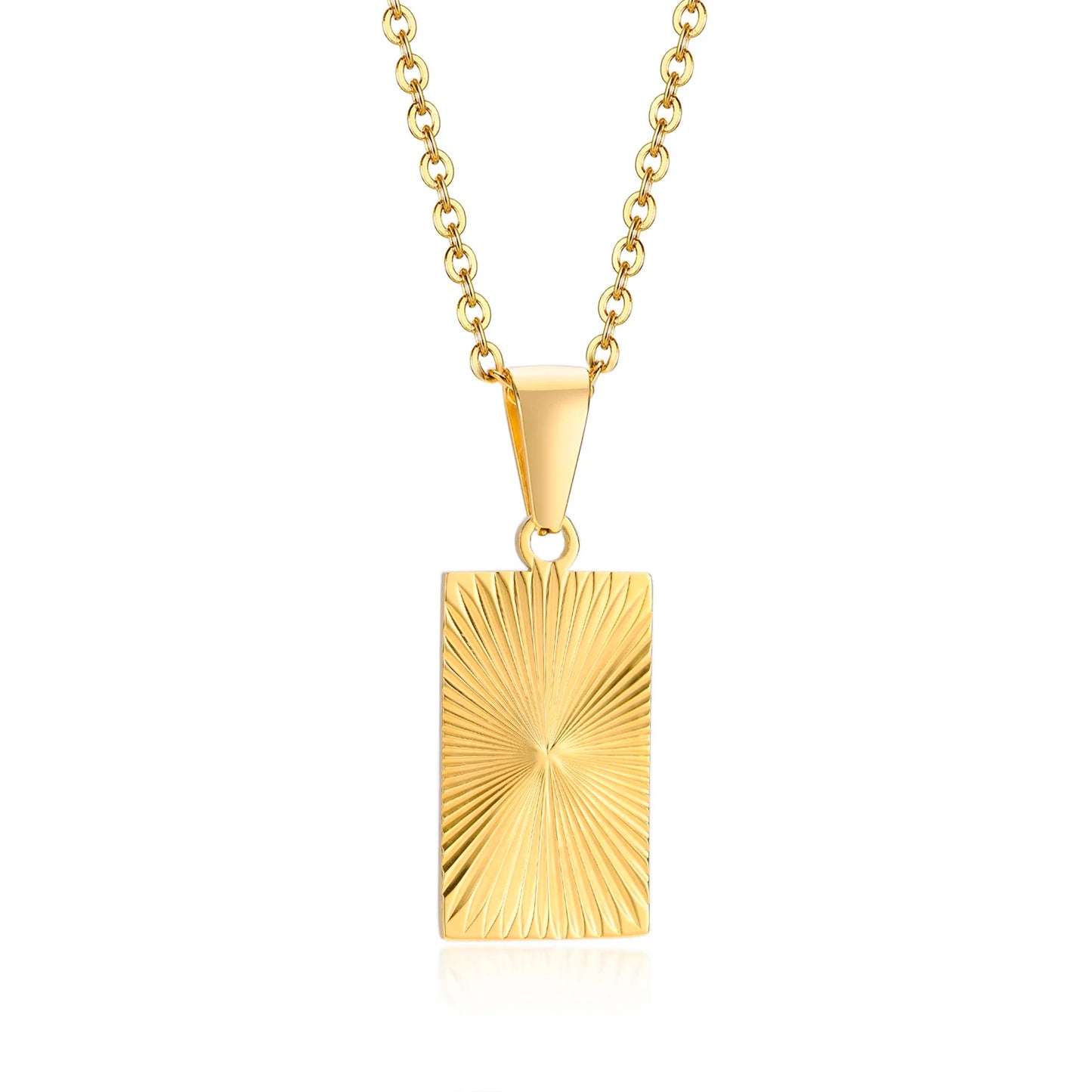 Sunburst Ketting || Goud - River Mode