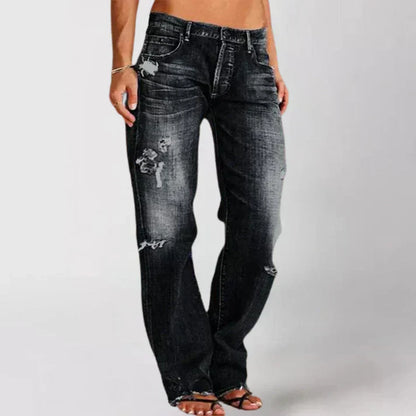 LENA | Tijdloze hoge taille jeans voor dames