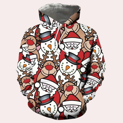 Finn | Comfortabele kerst hoodie voor heren