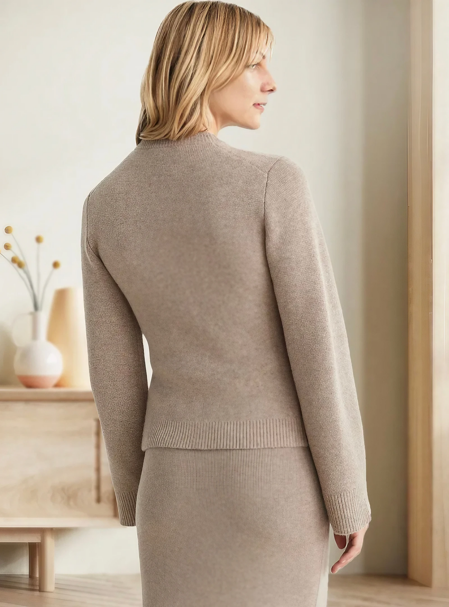 Sophie | Knopen Cardigan van Zacht Materiaal