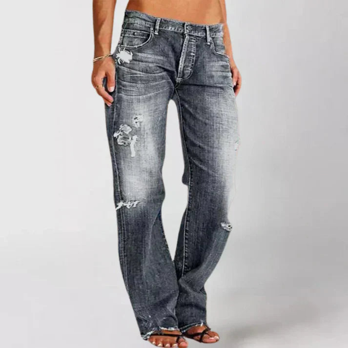 LENA | Tijdloze hoge taille jeans voor dames