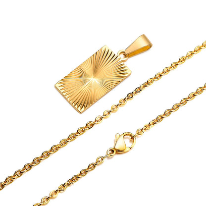 Sunburst Ketting || Goud - River Mode