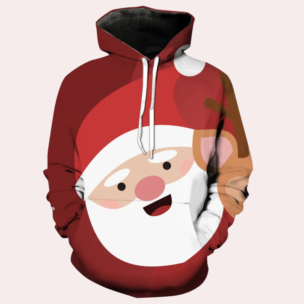 Joris | Stijlvolle kerst hoodie voor heren