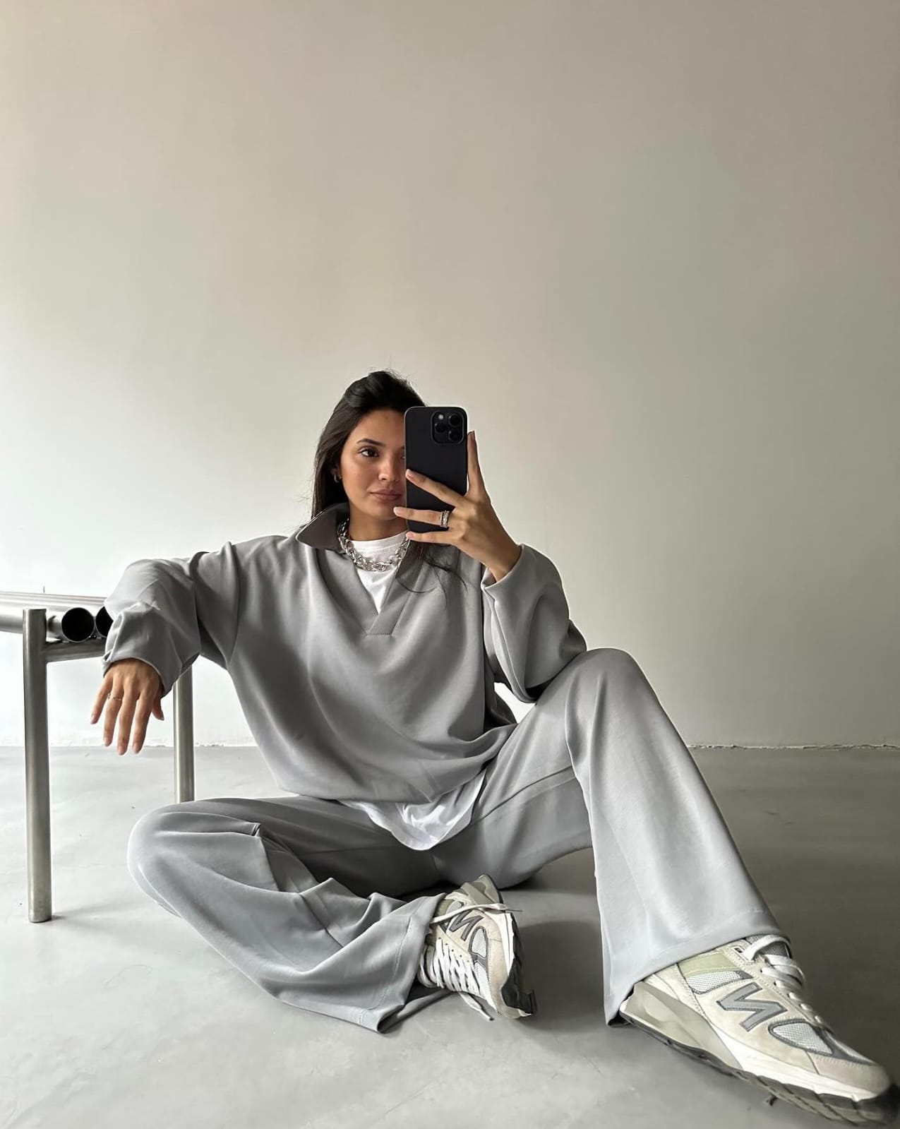 Sophie | Grijze loungewear set voor dames