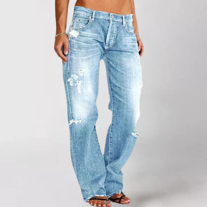 LENA | Tijdloze hoge taille jeans voor dames