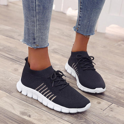 Selina | Comfortabele ademende sneakers met hoge top