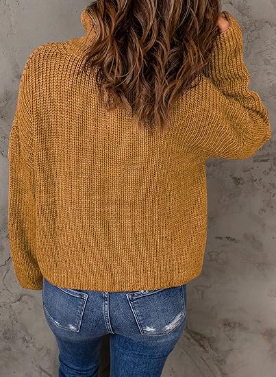 WENDY | Half Zip Sweater Voor Dames