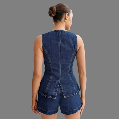 FLORENCE | Stijlvolle denim set voor een casual look