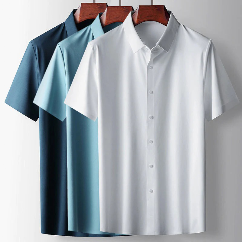 MARCEL | Elegante poloshirt van zijde voor heren