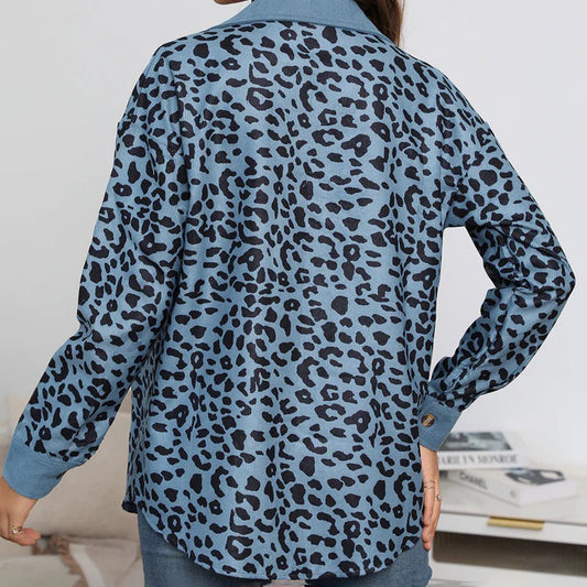 LEOPARD - Stijlvolle Damesjas Met Luipaardprint