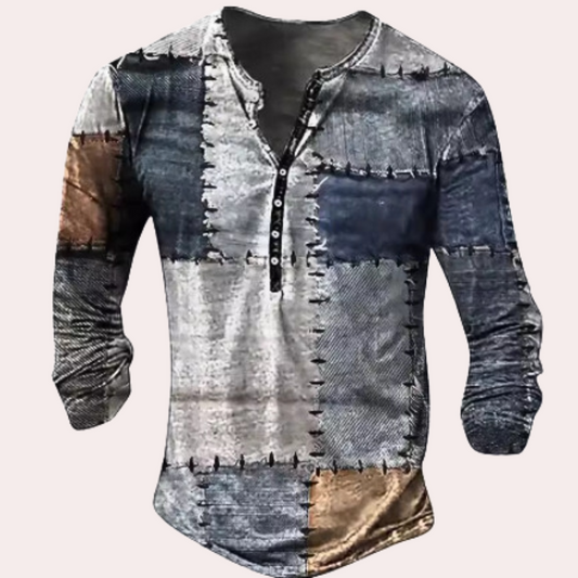 ADAM - Sweatshirt Met Meerdere Kleuren - River Mode