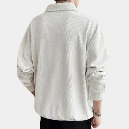 Noah - Half Zip Sweater Voor Heren - River Mode