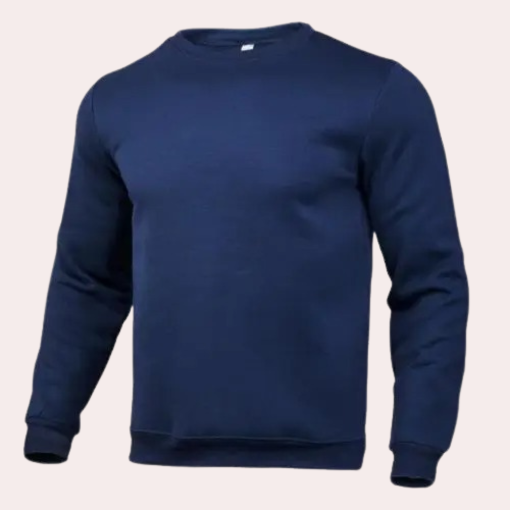 Solo - Casual Herensweater Voor De Herfst - River Mode