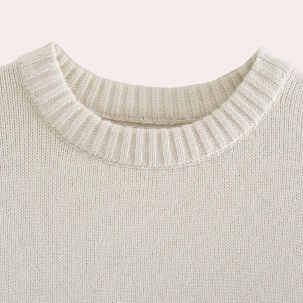 ALEXY - Gestreepte Oversized Dames Sweater - River Mode