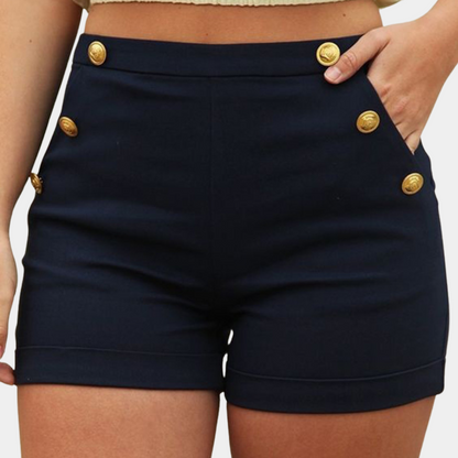 LIVIA | Stijlvolle shorts met gouden detail