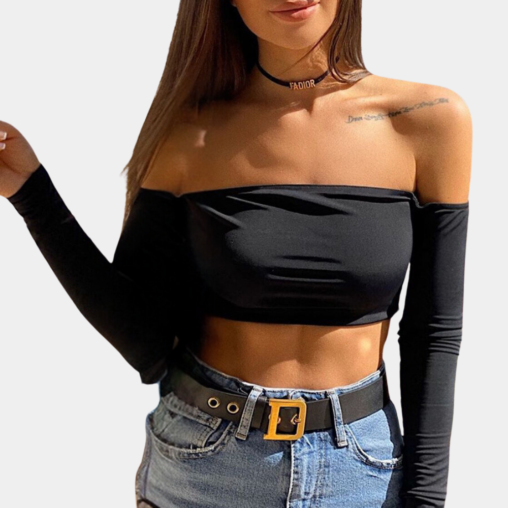 ISLA | Stijlvolle top met off-shoulder design