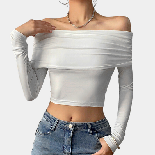 FLORENCE | Trendy off-shoulder top met verfijnde uitstraling