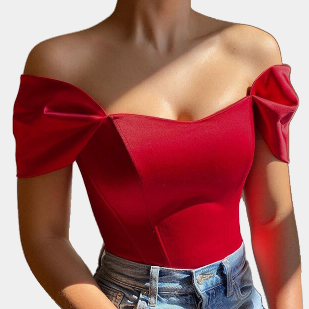 LIVIA | Stijlvolle off-shoulder top voor dames