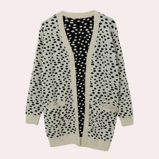 MILA | Cardigan met lange mouwen en print voor dames