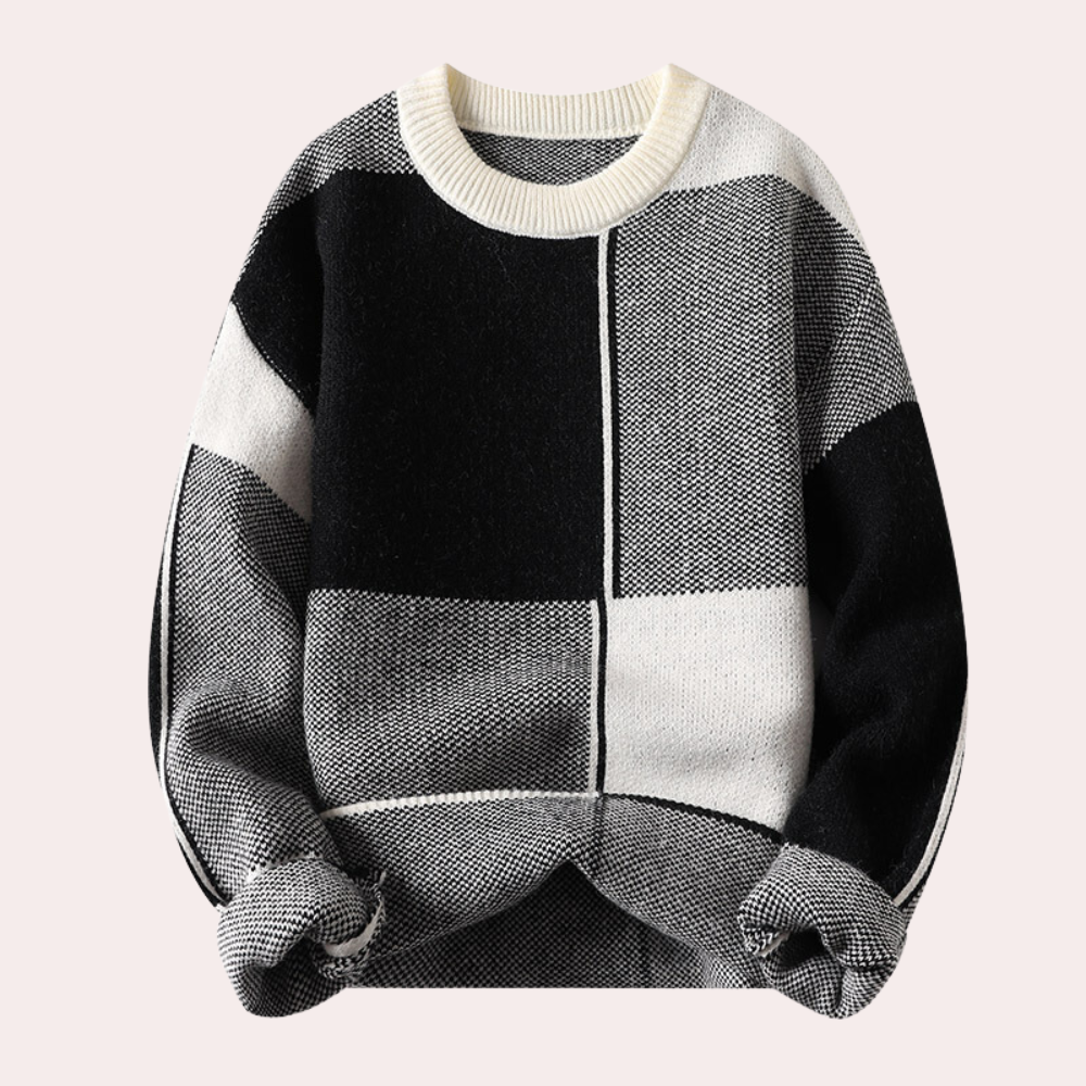 MONOX - Warme Winter Sweater Voor Heren - River Mode