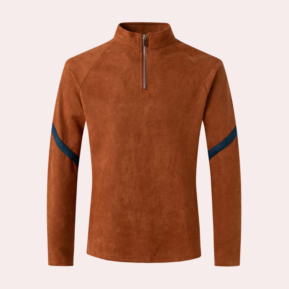 YVES - Half Zip Sweater Voor Heren - River Mode