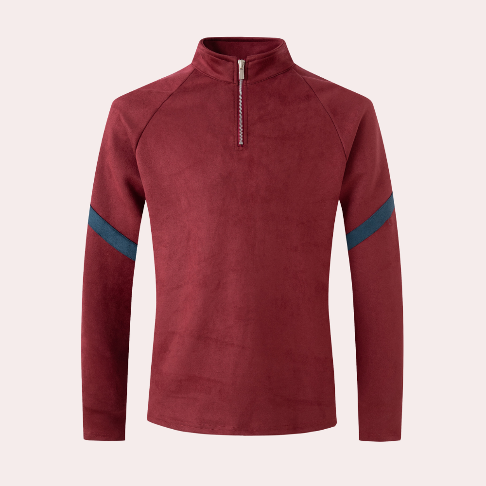 YVES - Half Zip Sweater Voor Heren - River Mode