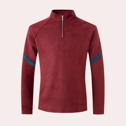 YVES - Half Zip Sweater Voor Heren - River Mode