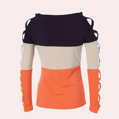 FEMKE | Trendy top met speelse mouwdetails