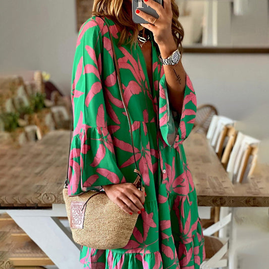 YARA | Luchtige boho-jurk met speelse details