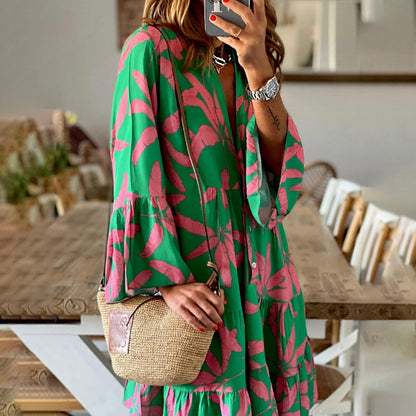 YARA | Luchtige boho-jurk met speelse details