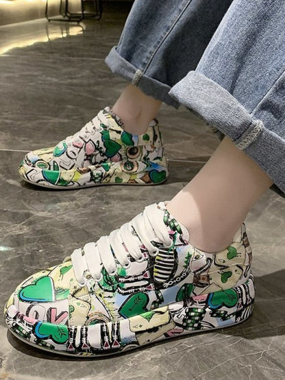 Mila | Graffiti-stijl sneakers voor vrouwen