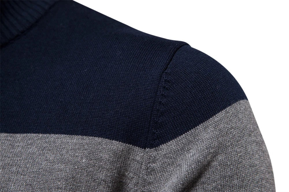 COLMOX - Heren Sweater Met Half Zip