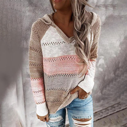 BEAU - Dames Sweater Met V-Hals - River Mode