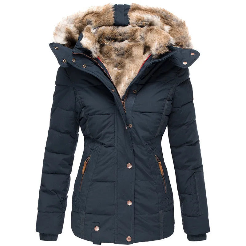 JOANNE | Warme Winterjas Met Bontvoering Voor Dames - River Mode