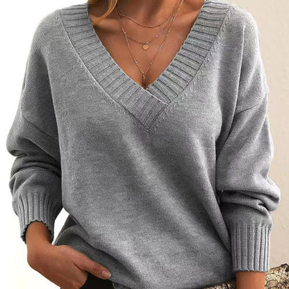 LAURA - Warme V-Hals Sweater