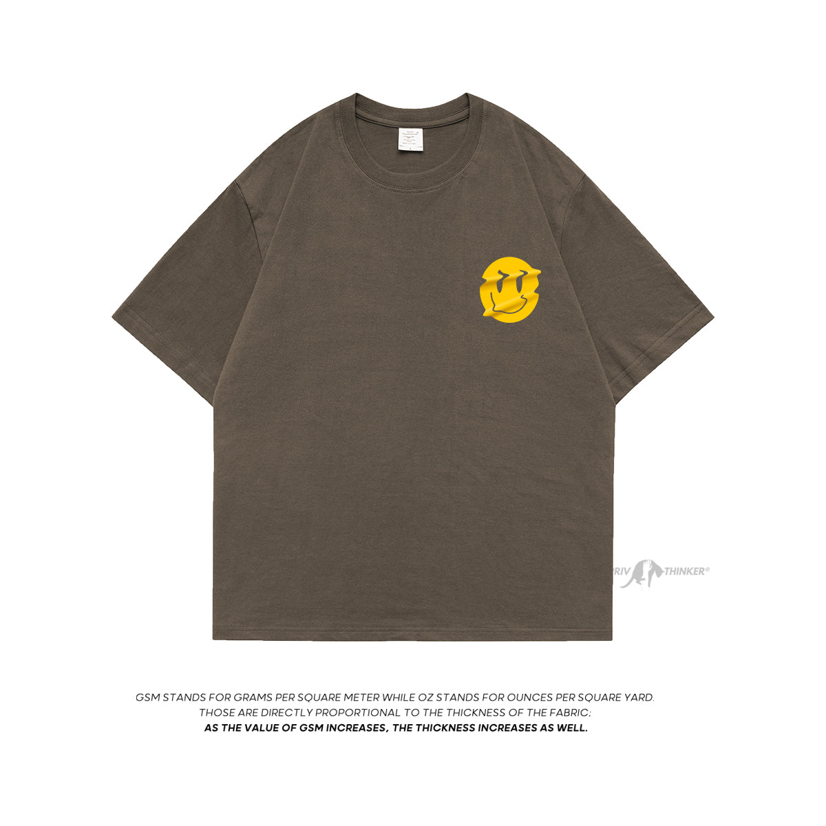 Smiley - T-shirt Oversized - River Mode