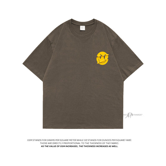 Smiley - T-shirt Oversized - River Mode