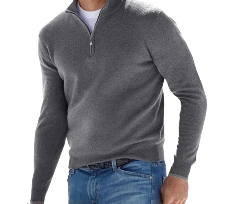 Rivers - Nette Half Zip Sweater Voor Heren - River Mode