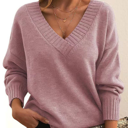 LAURA - Warme V-Hals Sweater