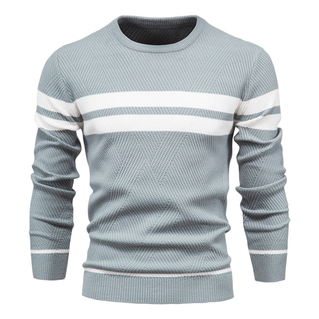 GERARD - Stijlvolle Heren Sweater Met Strepen - River Mode