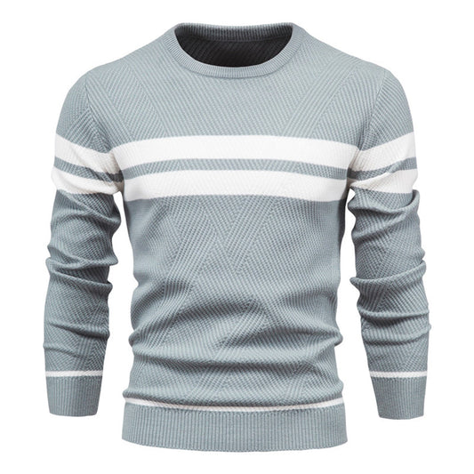 GERARD - Stijlvolle Heren Sweater Met Strepen - River Mode