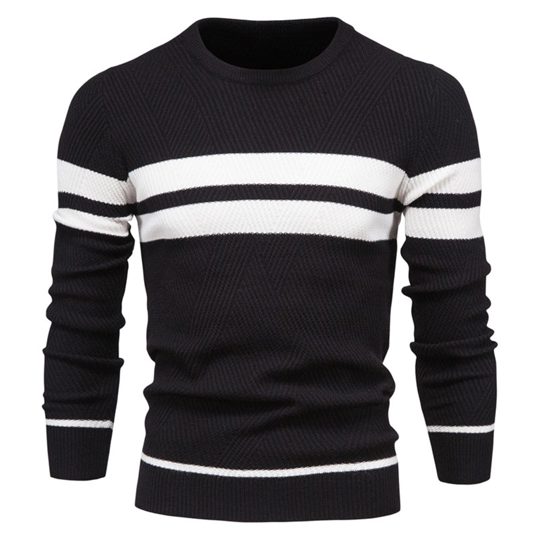 GERARD - Stijlvolle Heren Sweater Met Strepen - River Mode