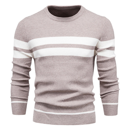 GERARD - Stijlvolle Heren Sweater Met Strepen - River Mode